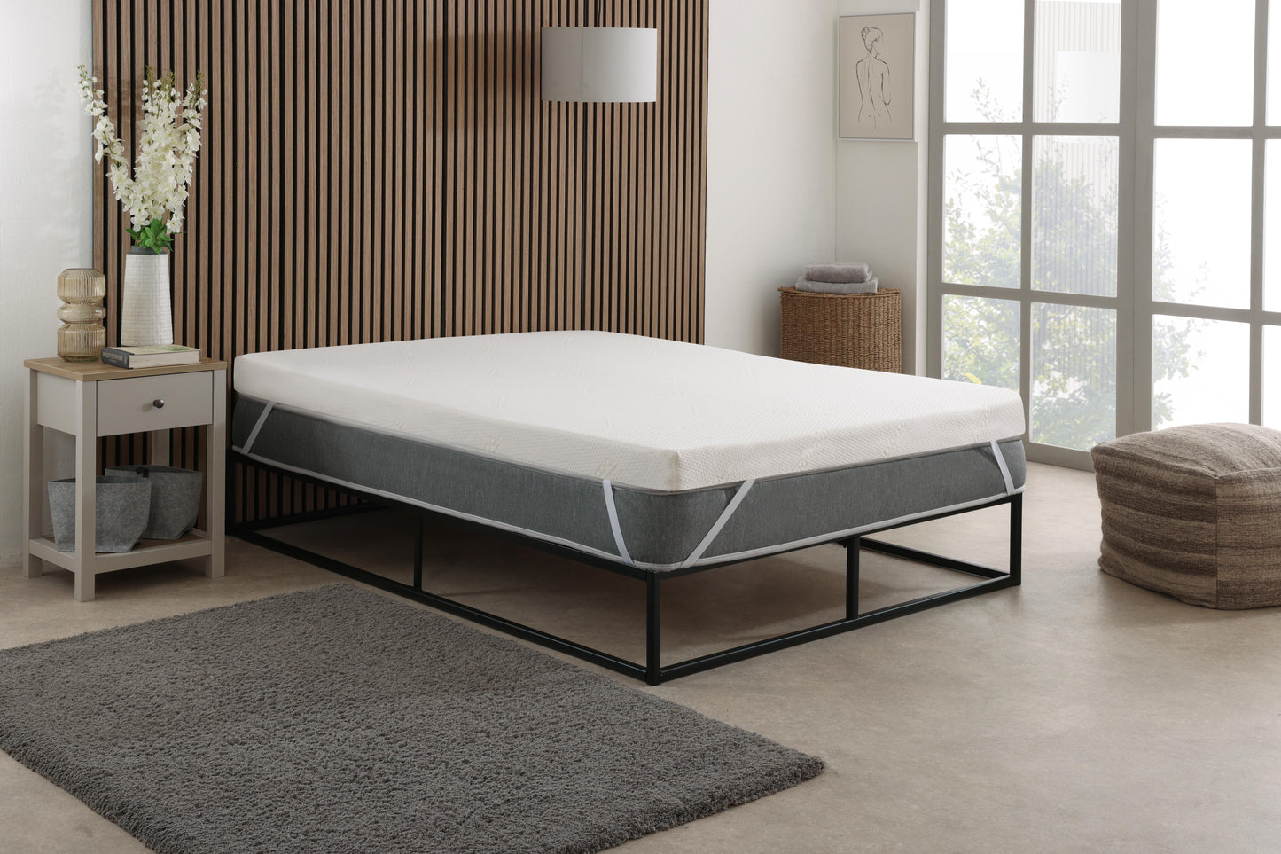 CoolMax Memory Foam Mattress Topper