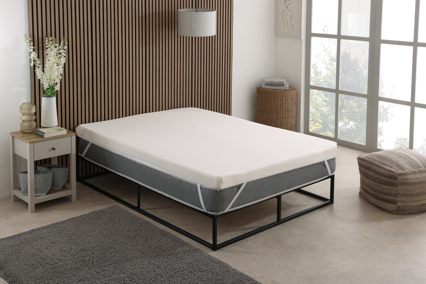 CoolMax Memory Foam Mattress Topper